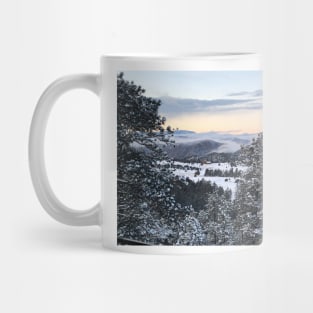 Snowy Mountain Holiday Mug